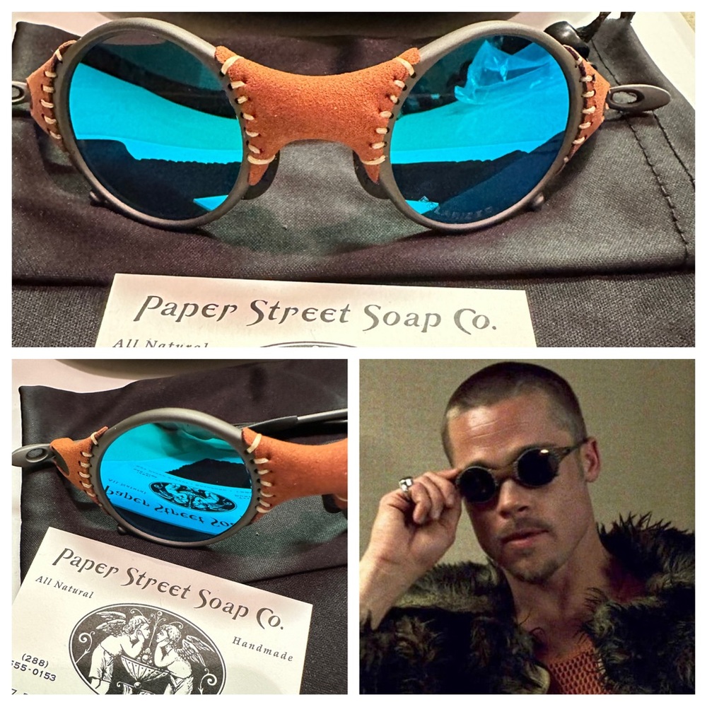 Paperstreetshade Fight Club Tyler Durden NEW Oliver Peoples 523 Mars Brad Pitt